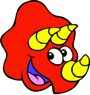 Rocky, the People's Choice Family Fun Center mascot